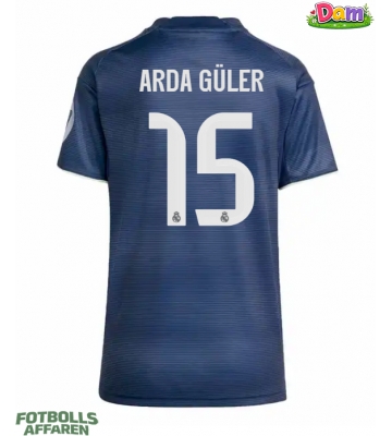 Real Madrid Arda Guler #15 Bortatröja Kvinnor 2025-26 Kortärmad